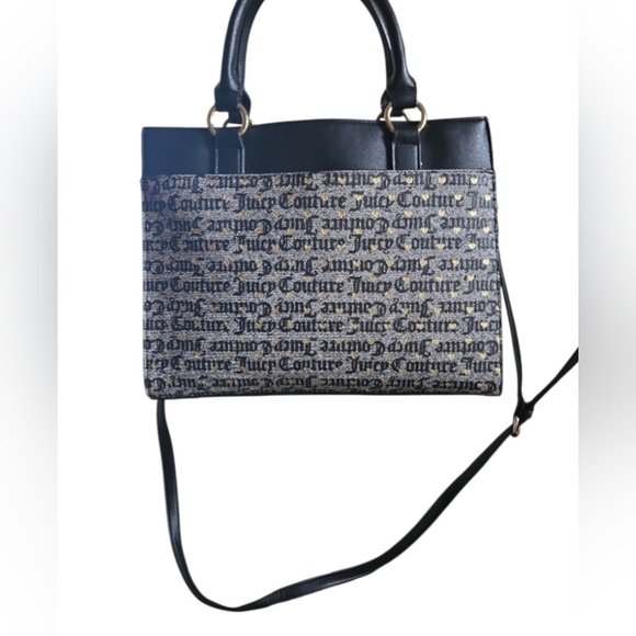 Juicy Couture Black and Grey Monogram Shoulder Bag/Crossbody - Picture 4 of 11